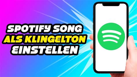 Wie man ein Spotify Song als Klingelton einstellt .